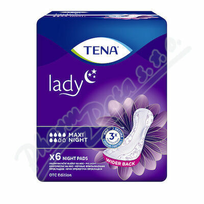 TENA Lady Maxi Night ink.vložky 6ks 760984 porovnat ceny