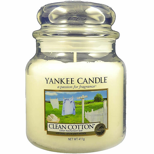 YANKEE CANDLE Clean Cotton Classic střední 411 g porovnat ceny
