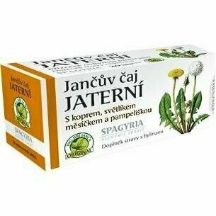 Spagyria Jančův čaj jaterní 20 nálevových sáčků porovnat ceny