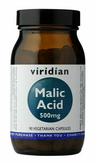 Viridian Malic Acid 90 kapslí porovnat ceny