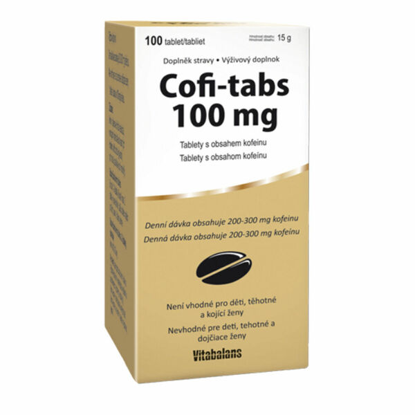 VITABALANS Coffi tabs 100 tablet porovnat ceny