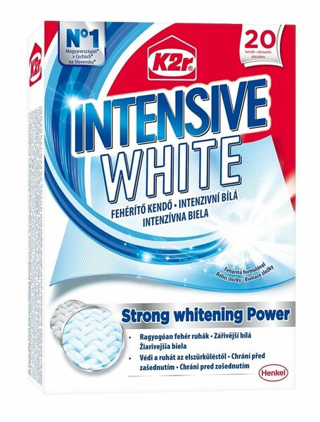K2r Intensive White prací ubrousky 20ks porovnat ceny