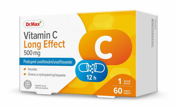 Dr.Max Vitamin C Long Effect 500 mg 60 kapslí porovnat ceny
