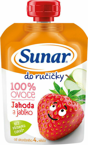 Sunárek Do ručičky jablko - jahoda 100g porovnat ceny