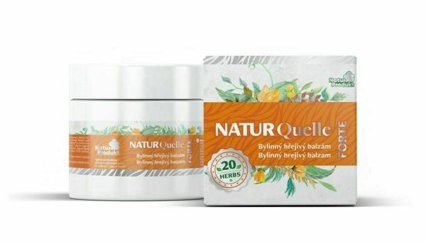 Naturprodukt NATURQuelle FORTE bylinný hřejivý balzám 200 ml porovnat ceny