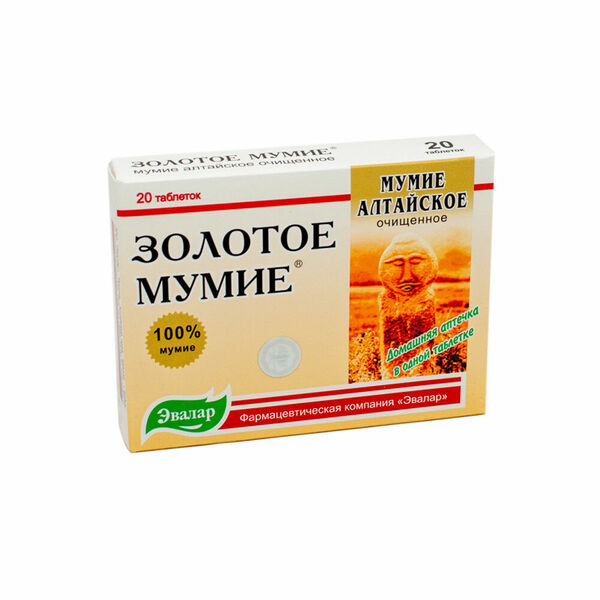 TML Zlaté mumio altajské čisté 20 tbl. porovnat ceny