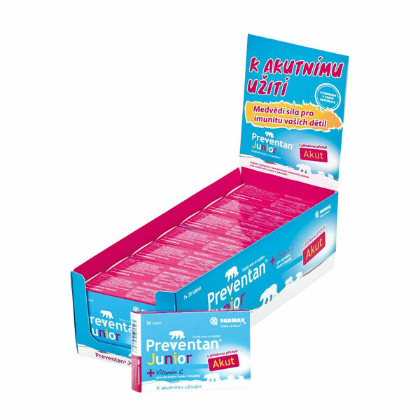 Preventan Junior Akut box 7x30 tablet porovnat ceny
