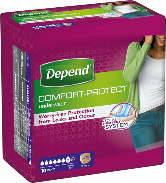 DEPEND natahovací kalhotky Normal S/M pro ženy 10ks porovnat ceny