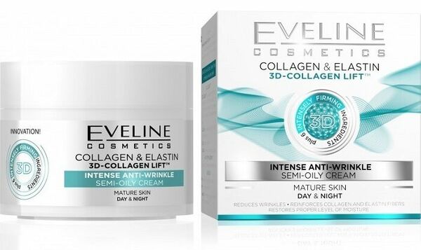 Eveline Cosmetics  Eveline 3D Collagen & Elastin Denní/noční krém 50ml porovnat ceny