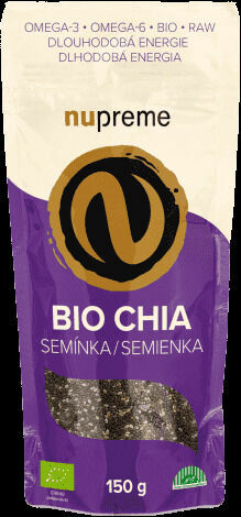 Nupreme BIO Chia semínka 150g porovnat ceny
