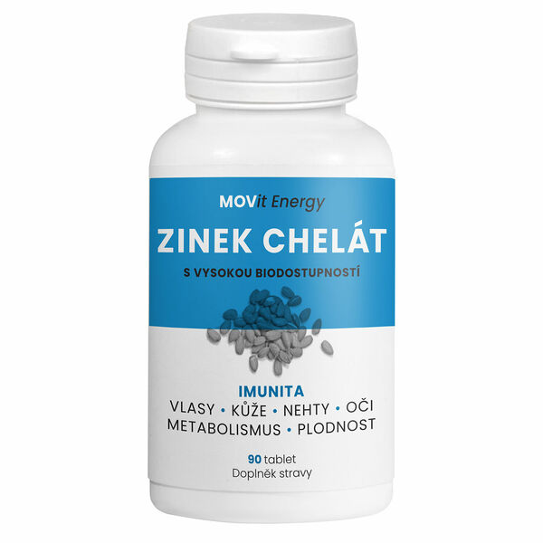 MOVIt Energy  MOVit Zinek Chelát 15 mg 90 tablet porovnat ceny