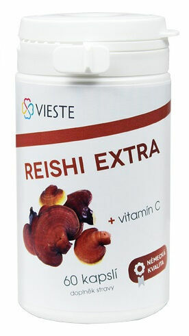 Vieste Reishi extra s vitaminem C 60 kapslí porovnat ceny