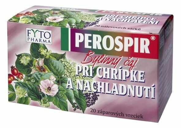 Fytopharma Perospir bylinný čaj při nachlazení n.s. 20x1,5g porovnat ceny