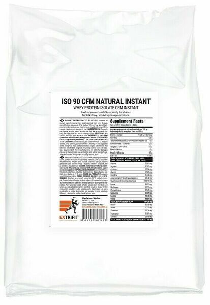 Extrifit ISO 90 Natural 1kg porovnat ceny