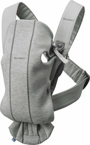 BabyBjörn Nosítko Mini Light Grey 3D Jersey šedé porovnat ceny