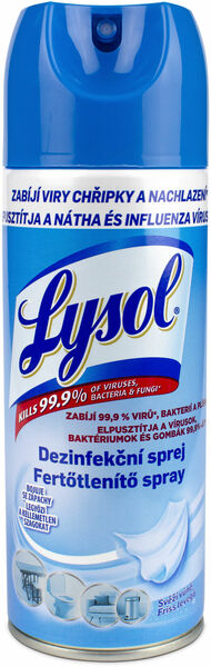 Lysol Dezinfekční sprej Svěží vůně 0,4l porovnat ceny