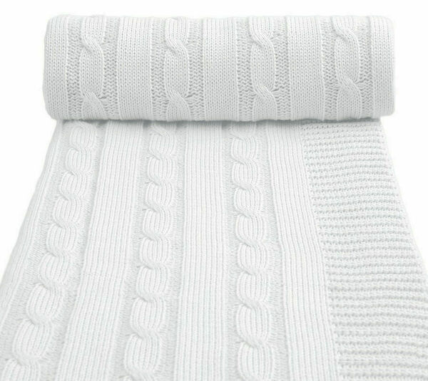 T-tomi  Pletená deka, white / bílá porovnat ceny