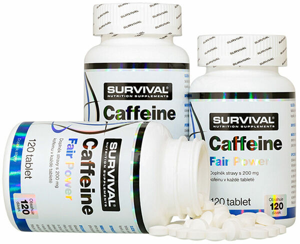 Survival Nutrition Caffeine Fair Power 120 tablet porovnat ceny