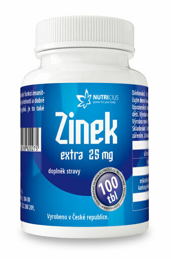 Nutricius Zinek EXTRA 25mg 100 tablet porovnat ceny