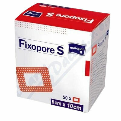 Fixopore S 6 x 10 cm á 50 ks sterilní náplast porovnat ceny