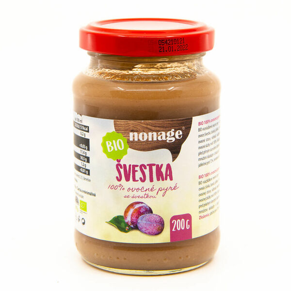 Nonage Bio Švestkové ovocné pyré 200g porovnat ceny