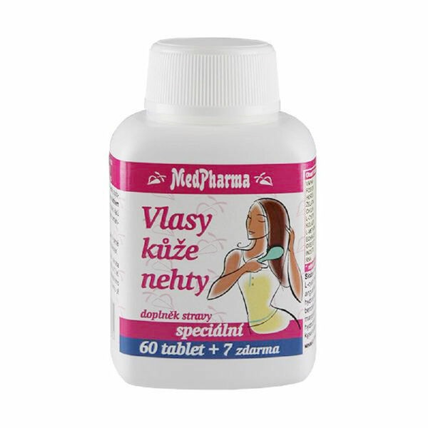 MedPharma Vlasy, kůže, nehty 67 tbl. porovnat ceny