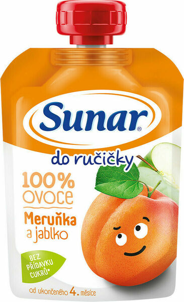 Sunárek Do ručičky jablko - meruňka 100g porovnat ceny