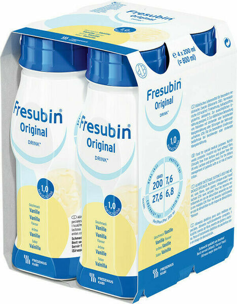 Fresubin original perorální roztok 4x200ml S vanilkovou příchutí porovnat ceny