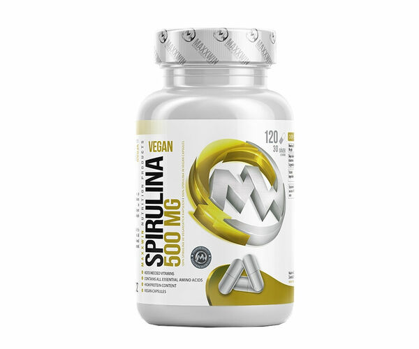 MAXXWIN Spirulina vegan 500 120 kapslí porovnat ceny