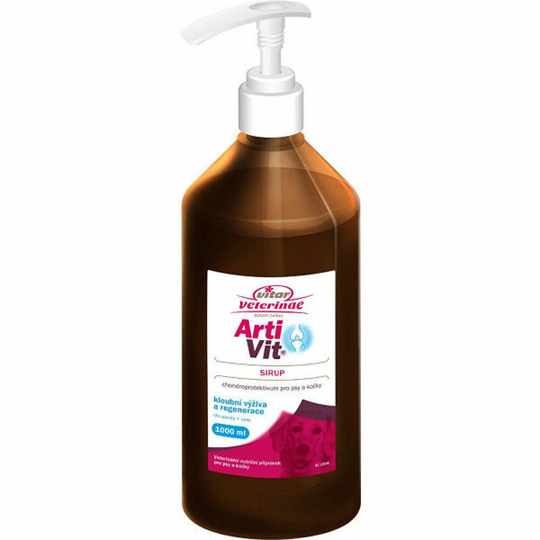 VITAR Veterinae ArtiVit Sirup 1000ml s dávkovačem porovnat ceny