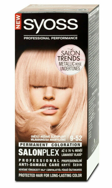 Syoss odstín 9-52 Light Rose Gold Blond 50ml porovnat ceny