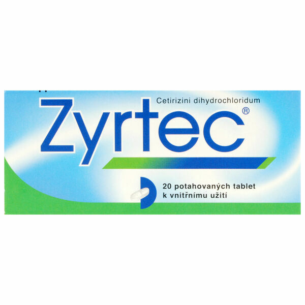 Zyrtec 10mg 20 tablet porovnat ceny