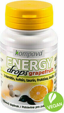 Kompava Energy drops 92g/80ks, Příchuť: grapefruit porovnat ceny