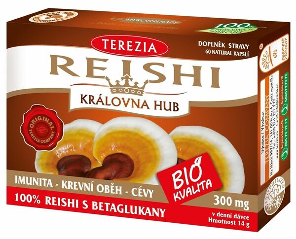 Terezia BIO Reishi 60 kapslí porovnat ceny