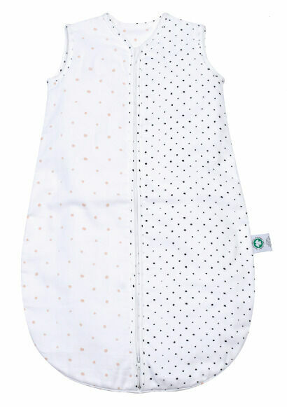 Motherhood  Vak na spaní mušelínový BIO Pink and Black Dots 6-18m 0,5 tog porovnat ceny