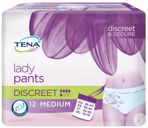 Inkontinenční kalhotky TENA Lady Pants Discreet Medium 12ks porovnat ceny