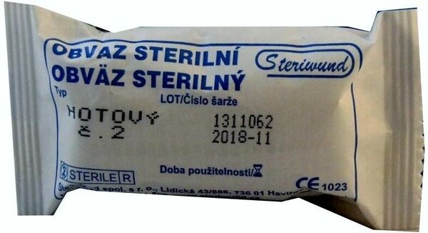 Obvaz hotový sterilní č.2 Steriwund porovnat ceny