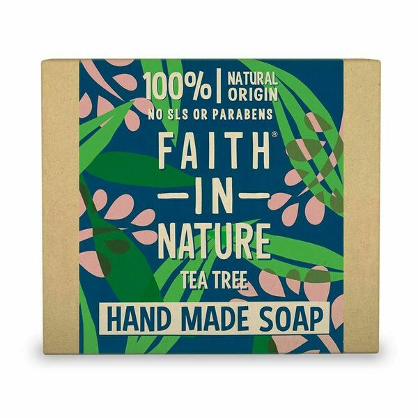 Faith in Nature Rostlinné tuhé mýdlo Tea Tree 105 g porovnat ceny