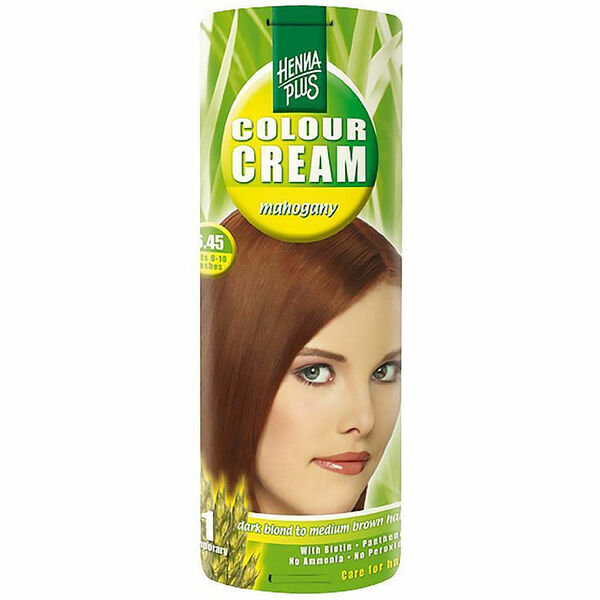 HENNA PLUS Přírodní barva na vlasy krémová MAHAGON 6.45 60 ml porovnat ceny