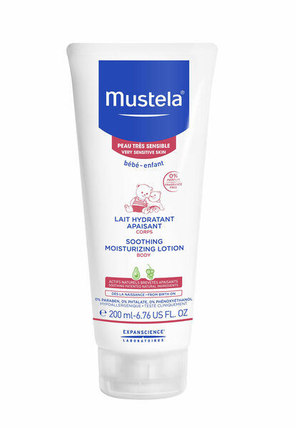 Mustela Zklidňující hydratační tělové mléko 200 ml porovnat ceny