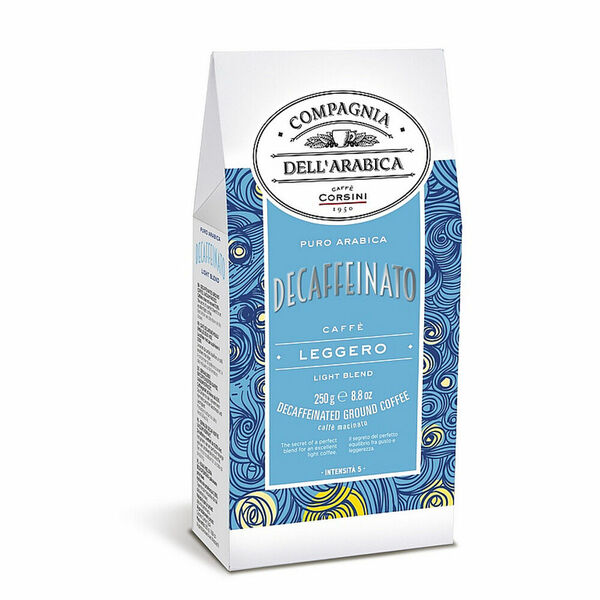 CORSINI Pure Arabica Decaffeinato káva mletá 250 g porovnat ceny
