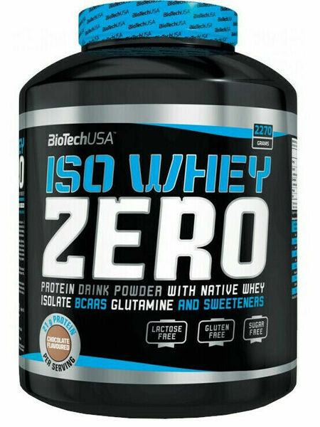 BiotechUSA IsoWhey Zero lactose free Vanilka 2270g porovnat ceny