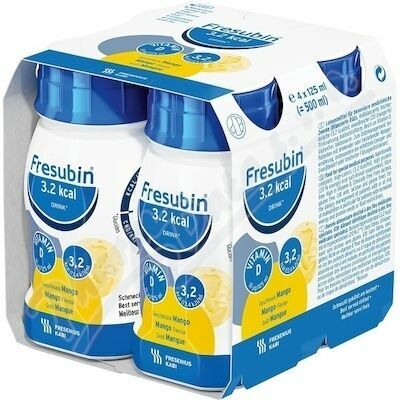 FRESUBIN 3,2 KCAL DRINK MANGO perorální SOL 4X125ML porovnat ceny