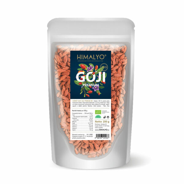 HIMALYO Goji Premium sušené plody 250 g BIO porovnat ceny