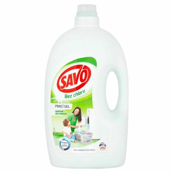 SAVO prací gel barevné i bílé prádlo 100W porovnat ceny