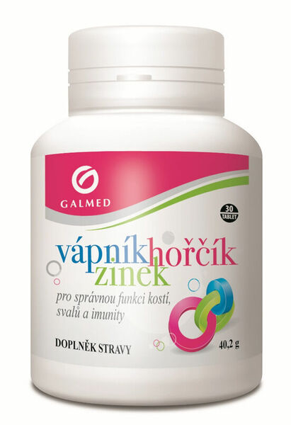 Galmed Vápník-Hořčík-Zinek 30 tablet porovnat ceny