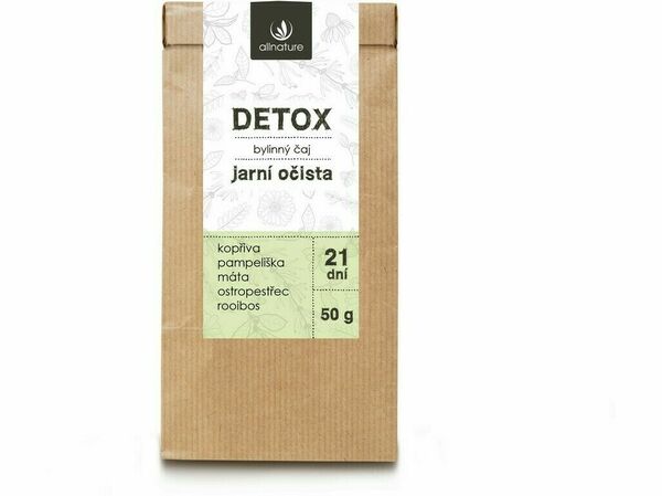 Allnature Detox Bylinný čaj 50g porovnat ceny