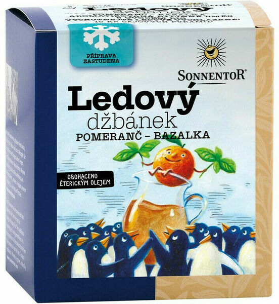 SONNENTOR Čaj Ledový džbánek pomeranč - bazalka BIO 40g porovnat ceny