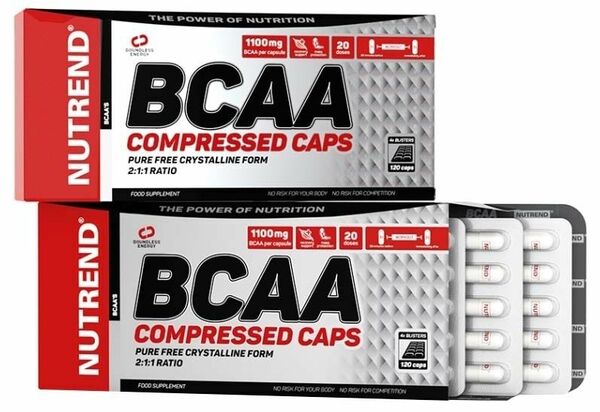 Nutrend BCAA Compressed caps 120 kapslí porovnat ceny