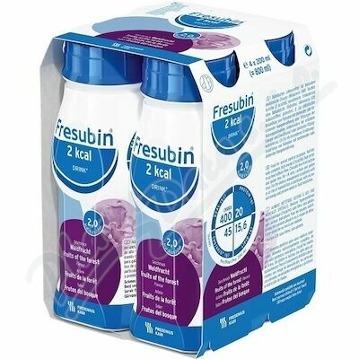 FRESUBIN 2 KCAL DRINK LESNÍ PLODY perorální SOL 4X200ML porovnat ceny